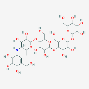 molecular formula C31H53NO23 B12094069 alpha-D-Glucosyl Acarbose 1,1-alpha,alpha-Glycoside IMpurity 