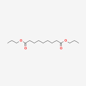 molecular formula C15H28O4 B12094084 Dipropyl nonanedioate CAS No. 6624-68-6