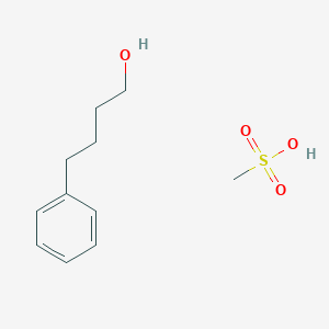 molecular formula C11H18O4S B12094089 Benzenebutanol, methanesulfonate CAS No. 65512-08-5
