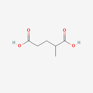 molecular formula C6H10O4 B1209413 2-Methylglutaric acid CAS No. 617-62-9