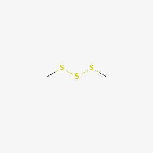 molecular formula C2H6S3 B1209414 Dimethyl trisulfide CAS No. 3658-80-8
