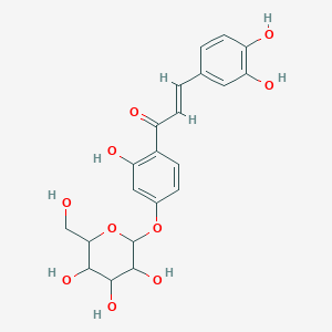 molecular formula C21H22O10 B12094150 Butein 4'-glucoside 