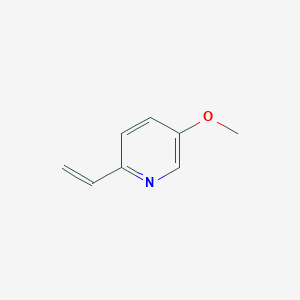 molecular formula C8H9NO B12094153 2-Ethenyl-5-methoxypyridine CAS No. 848951-13-3