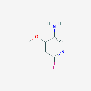 molecular formula C6H7FN2O B12094175 6-Fluoro-4-methoxypyridin-3-amine 