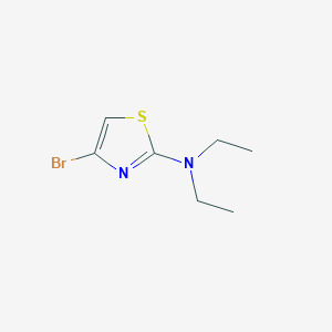 molecular formula C7H11BrN2S B12094204 4-Bromo-N,N-diethylthiazol-2-amine 