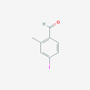 molecular formula C8H7IO B12094255 4-Iodo-2-methylbenzaldehyde 