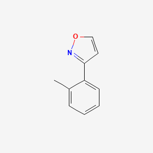 molecular formula C10H9NO B12094262 3-(o-Tolyl)isoxazole 