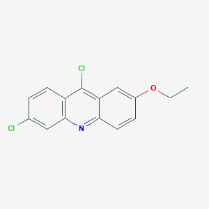 molecular formula C15H11Cl2NO B12094287 Acridine, 6,9-dichloro-2-ethoxy- 