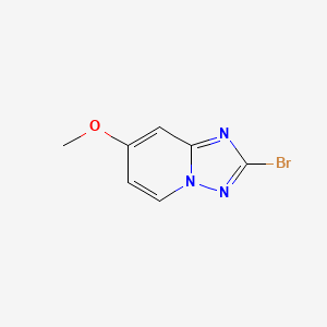 molecular formula C7H6BrN3O B12094297 2-Bromo-7-methoxy-[1,2,4]triazolo[1,5-a]pyridine 