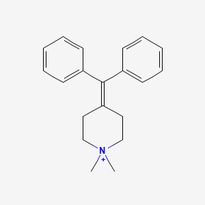 molecular formula C20H24N+ B1209432 Diphemanil CAS No. 15394-62-4