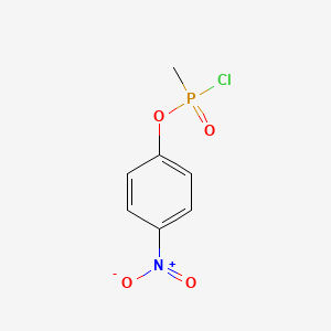 molecular formula C7H7ClNO4P B12094321 4-Nitrophenyl methylphosphonochloridate CAS No. 36459-53-7