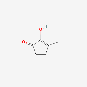 molecular formula C6H8O2 B1209433 Cyclotene CAS No. 80-71-7
