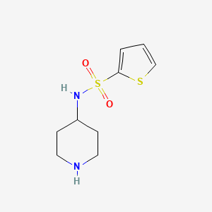 molecular formula C9H14N2O2S2 B12094369 N-(piperidin-4-yl)thiophene-2-sulfonamide 