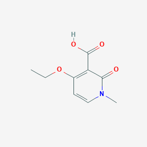 molecular formula C9H11NO4 B12094373 3-Pyridinecarboxylic acid,4-ethoxy-1,2-dihydro-1-methyl-2-oxo- 