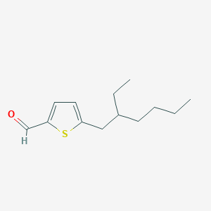 molecular formula C13H20OS B12094376 5-(2-Ethylhexyl)thiophene-2-carbaldehyde 