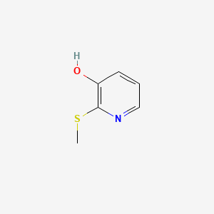 molecular formula C6H7NOS B12094411 3-Pyridinol, 2-(methylthio)- CAS No. 32637-37-9