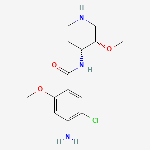 molecular formula C14H20ClN3O3 B1209443 (+)-Norcisapride CAS No. 83863-69-8