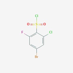 molecular formula C6H2BrCl2FO2S B12094452 4-Bromo-2-chloro-6-fluorobenzenesulfonyl chloride 