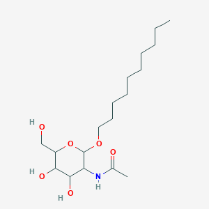 molecular formula C18H35NO6 B12094453 Decyl 2-acetamido-2-deoxy-beta-D-glucopyranoside 
