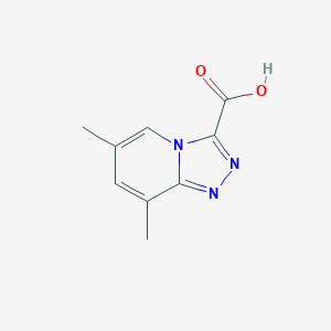 molecular formula C9H9N3O2 B12094473 6,8-Dimethyl-[1,2,4]triazolo[4,3-a]pyridine-3-carboxylic acid 