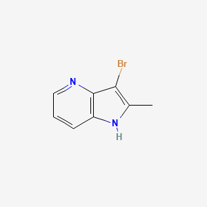 molecular formula C8H7BrN2 B12094487 3-bromo-2-methyl-1H-pyrrolo[3,2-b]pyridine 