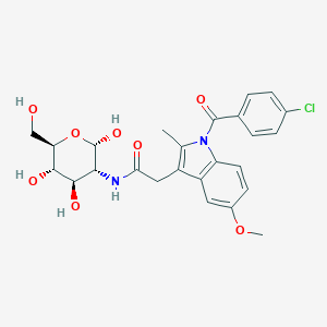 molecular formula C25H27ClN2O8 B120945 a-Glucametacin CAS No. 871014-84-5