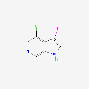 molecular formula C7H4ClIN2 B12094507 4-chloro-3-iodo-1H-pyrrolo[2,3-c]pyridine 
