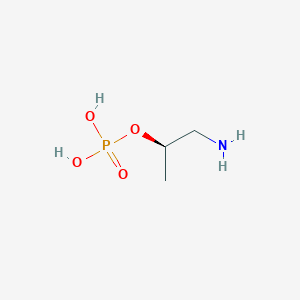 molecular formula C3H10NO4P B1209452 (R)-1-Aminopropan-2-yl phosphate 