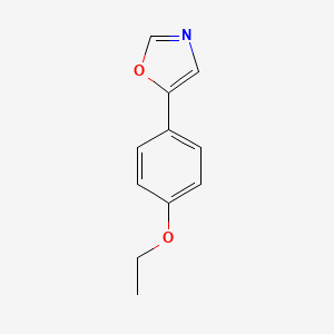 molecular formula C11H11NO2 B12094520 Oxazole, 5-(4-ethoxyphenyl)- CAS No. 848608-56-0