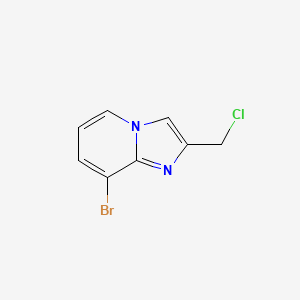 molecular formula C8H6BrClN2 B12094598 8-Bromo-2-(chloromethyl)imidazo[1,2-a]pyridine 