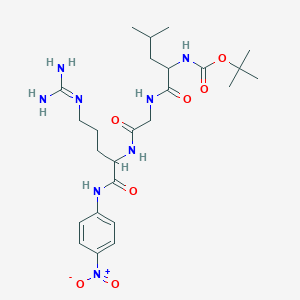 molecular formula C25H40N8O7 B12094610 N-T-Boc-leu-gly-arg P-nitroanilide 