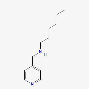 molecular formula C12H20N2 B12094636 N-(pyridin-4-ylmethyl)hexan-1-amine 