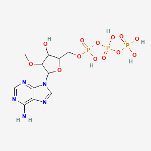 molecular formula C11H18N5O13P3 B12094666 Adenosine 5'-(tetrahydrogen triphosphate), 2'-O-Methyl- 