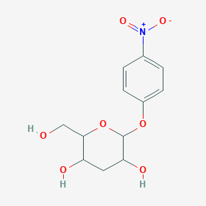 molecular formula C12H15NO7 B12094691 4-Nitrophenyl 3-deoxy-alpha-D-xylo-hexopyranoside 