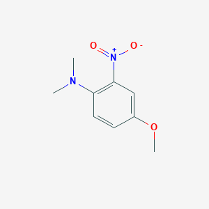 molecular formula C9H12N2O3 B12094771 4-Methoxy-2-nitro-N,N-dimethylaniline CAS No. 60049-83-4