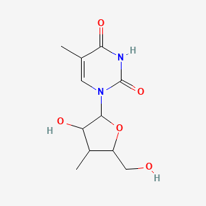molecular formula C11H16N2O5 B12094782 3'-Deoxy-3'--C-methyl-5-methyluridine 