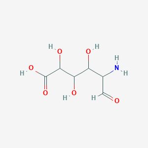 molecular formula C6H11NO6 B12094805 5-Amino-2,3,4-trihydroxy-6-oxohexanoic acid 