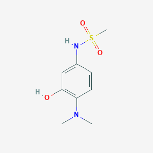 molecular formula C9H14N2O3S B12094811 N-(4-(Dimethylamino)-3-hydroxyphenyl)methanesulfonamide 