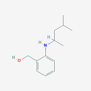 molecular formula C13H21NO B12094817 {2-[(4-Methylpentan-2-yl)amino]phenyl}methanol 