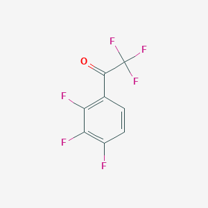 molecular formula C8H2F6O B12094892 2,2,2,2',3',4'-Hexafluoroacetophenone 