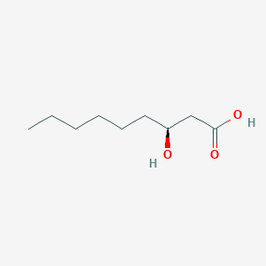 molecular formula C9H18O3 B12094898 Nonanoic acid, 3-hydroxy-, (S)- 
