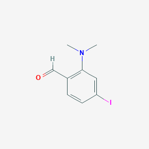 molecular formula C9H10INO B12094909 2-(Dimethylamino)-4-iodobenzaldehyde 