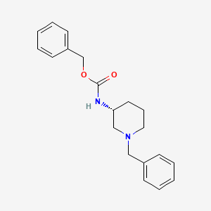 molecular formula C20H24N2O2 B12094925 (R)-Benzyl (1-benzylpiperidin-3-YL)carbamate 