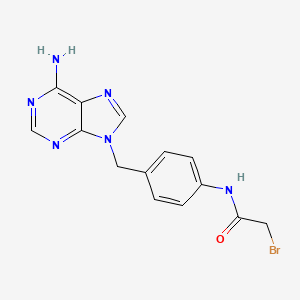 9-(4-Bromoacetamidobenzyl)adenine
