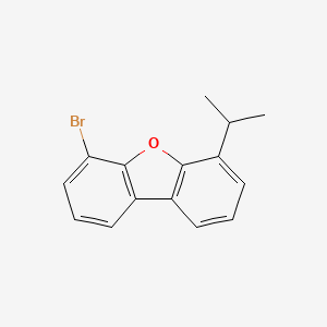 molecular formula C15H13BrO B12094947 4-Bromo-6-isopropyldibenzo[b,d]furan 