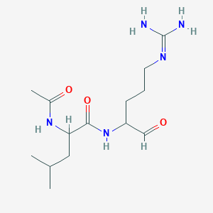 molecular formula C14H27N5O3 B12094978 N-Acetylleucylargininal 