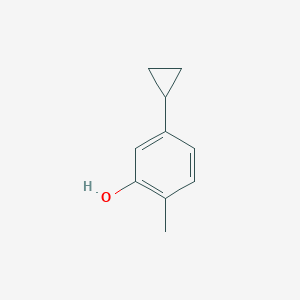 molecular formula C10H12O B12094987 5-cyclopropyl-2-methylPhenol 