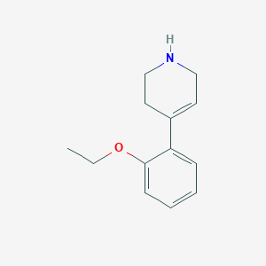 molecular formula C13H17NO B12095004 4-(2-Ethoxyphenyl)-1,2,3,6-tetrahydropyridine 