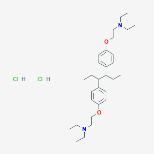 molecular formula C30H50Cl2N2O2 B1209501 Coralgina CAS No. 69-14-7