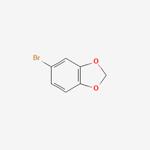 molecular formula C7H5BrO2 B1209508 4-Bromo-1,2-(methylenedioxy)benzene CAS No. 2635-13-4